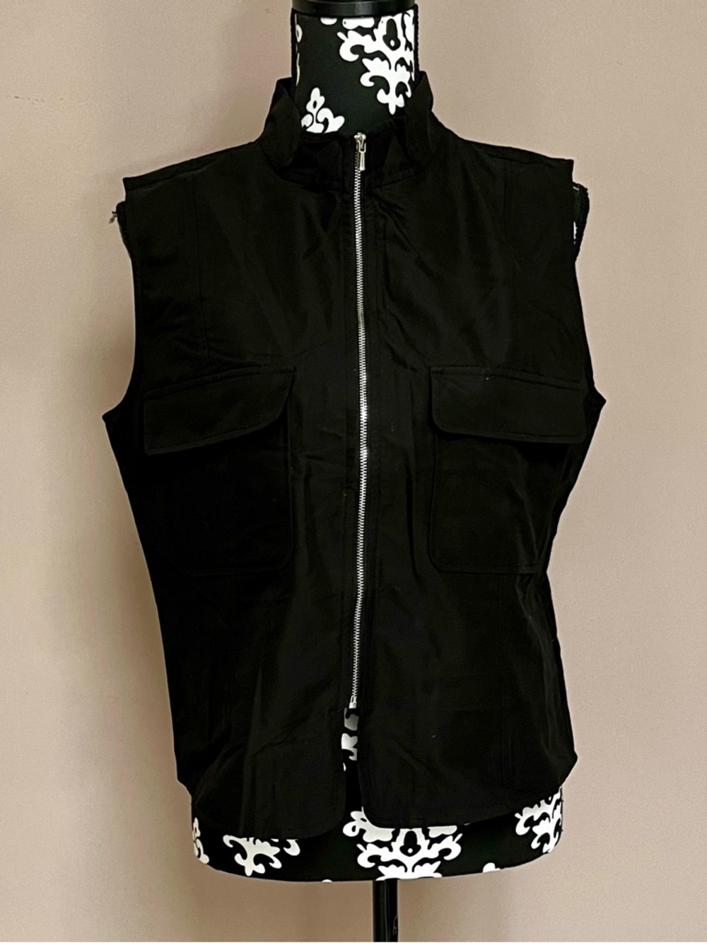 MUSE Cotton Blend Full-Zip Utility Vest